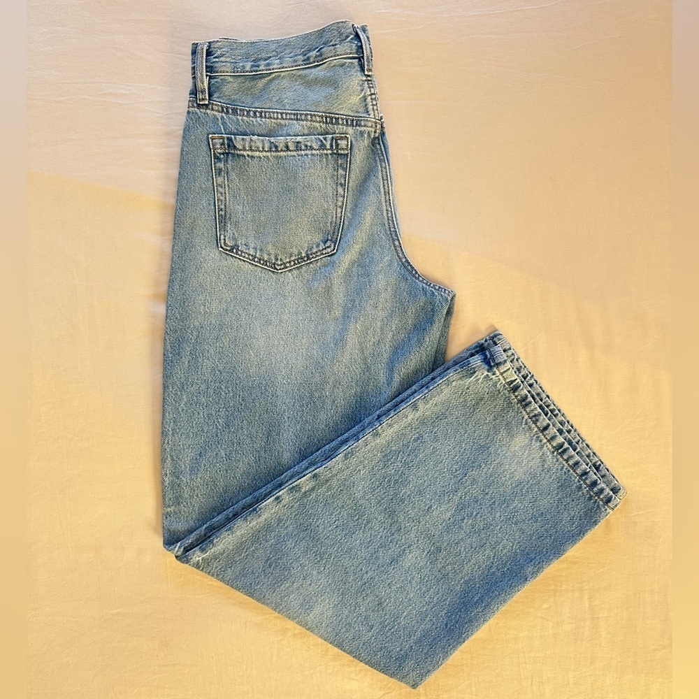 Garage Denim Low Rise Baggy Jeans Light Wash, Size 7 / 28 - Picture 11 of 11